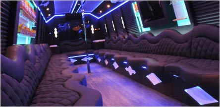 20 Passenger Party Bus Interior Belvedere