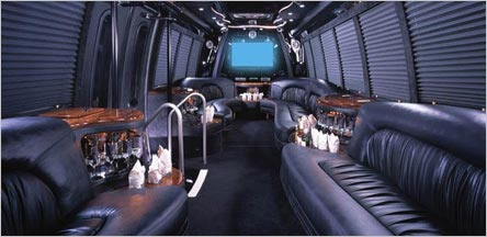 20 Passengers Party Bus Interior Belvedere