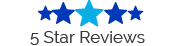 5 Star Reviews