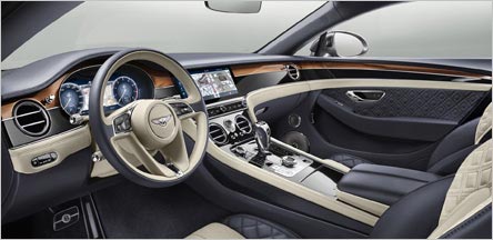 Belvedere Bentley Continental GT Interior Pic