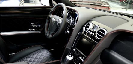 Belvedere Bentley Flying Spur Interior Front