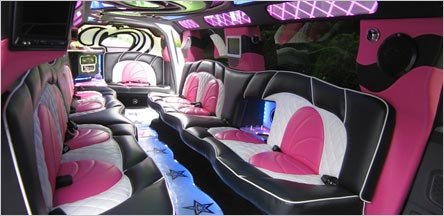 Belvedere Range Rover Limo Interior