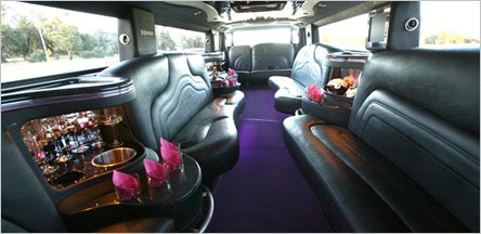 Belvedere Hummer Limo Interior