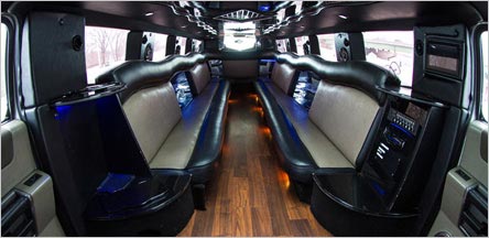 Belvedere Hummer Limousine Interior