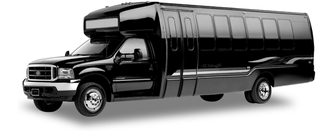 Belvedere 28 Passenger Party Bus Exterior